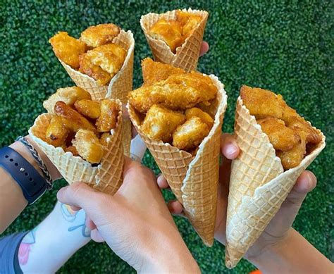Chick ncone - Specialties: Fast craft chicken joint serving up fork-free chicken and waffles. Our hand-rolled waffle cones, crispy chicken tenders, and signature sauces make the entire Chick'nCone experience #socluckingood in Blue Ash, Ohio! 
